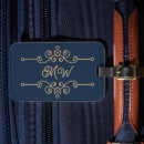 Search for vintage luggage tags Gold