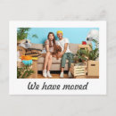 Search for moving announcement postcards Elegant