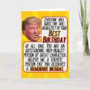 Search for funny donald trump birthday cards President