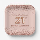 Search for 21st birthday plates Elegant