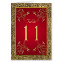 Search for christmas wedding table cards Red