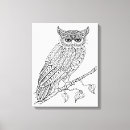 Search for tangled canvas prints Owl