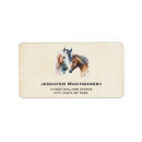 Search for mustang horse return address labels Horses