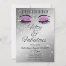 Search for black hot pink invitations 50th