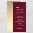 Search for red and gold wedding menus Calligraphy