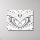 Search for abstract black and white canvas prints Unique