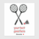 Search for badminton racquet stickers Shuttlecock