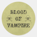 Search for vampire blood stickers Halloween