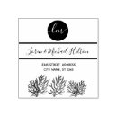 Search for tropical return address rubber stamps Typography