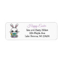 Search for happy easter return address labels Cute