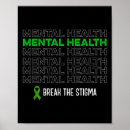 Search for mental health ribbon posters Democrat republican
