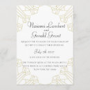 Search for gilded wedding invitations White