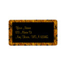 Search for silver and gold return address labels Party