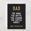 Search for the man the myth the legend cards Dad