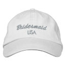 Search for initials hats Bridesmaid