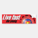 Search for live fast bumper stickers Racing