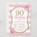 Search for floral 90th birthday invitations Adult birthday party