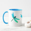 Search for green dragonfly mugs Blue