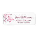 Search for pink cherry blossom return address labels Baby shower