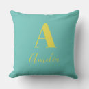 Search for teal and yellow cushions Modern