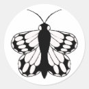 Search for black and white butterfly stickers Simple