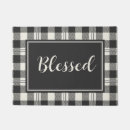 Search for christian doormats Black