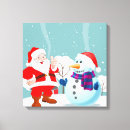 Search for santa claus canvas prints Seasons greetings