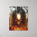 Search for flaming skull art Fire