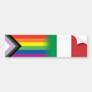 Search for italy bumper stickers Italian flag