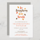 Search for potluck thanksgiving invitations Typography
