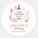 Search for pumpkin first birthday stickers Floral