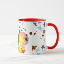 Search for red butterflies mugs Yellow
