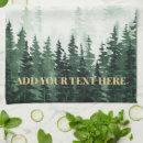 Search for forest green tea towels Rustic