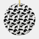 Search for black and white patterns christmas tree decorations For pets