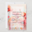 Search for red poppies wedding invitations Nature