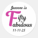 Search for 50 and fabulous birthday stickers Happy fiftieth birthday
