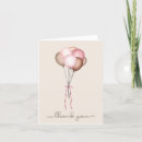 Search for balloon thank you cards Pink