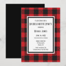 Search for red black hens party invitations Modern