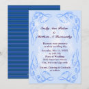 Search for swirl border invitations Blue