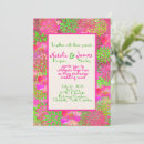 Search for pink damask wedding invitations Fuchsia