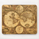 Search for world map mousepads Antique