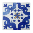 Search for blue white floral tiles Mediterranean