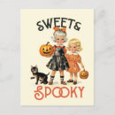 Search for vintage halloween cat postcards Retro