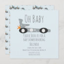 Search for race car baby shower invitations Blue