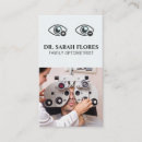 Search for medical equipment business cards Eye doctor