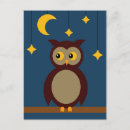Search for blue owl postcards Night