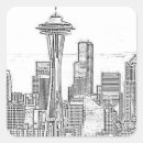 Search for seattle skyline stickers Cityscape