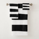 Search for black and white striped bath towels Chic