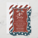 Search for patriotic party invitations Stars