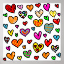 Search for girly patterns posters Hearts